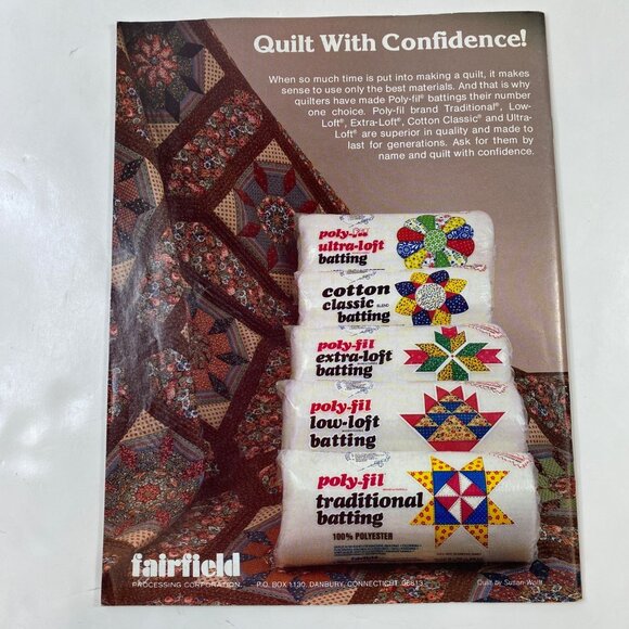 Quilters Newsletter Magazine Nov/Dec 1987 No. 197 Christmas Holiday Patterns - Picture 2 of 6